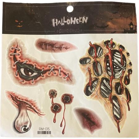 Halloween tattoo | scary wounds